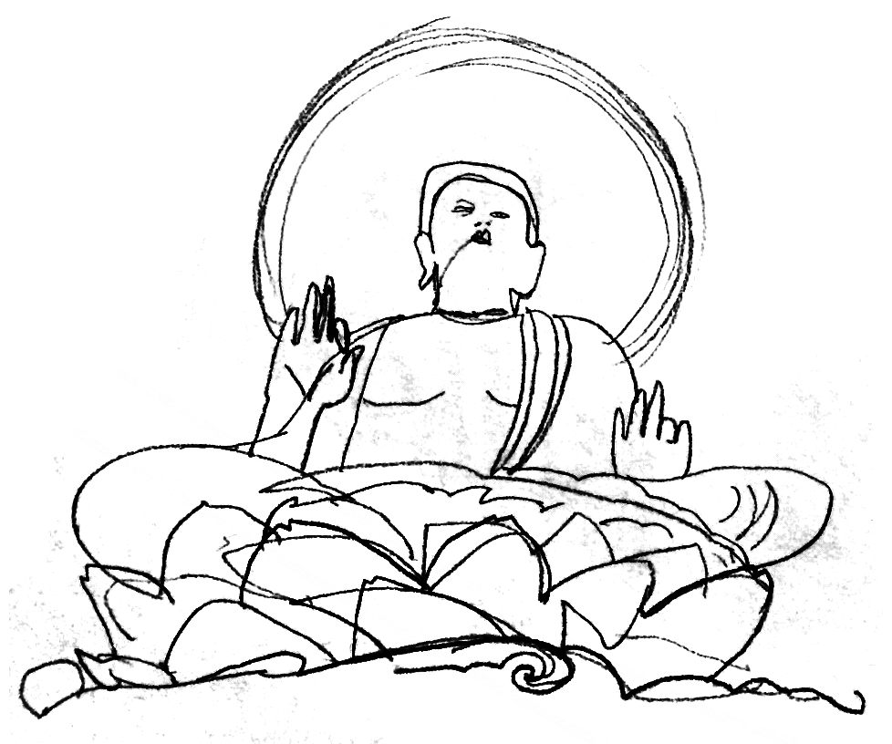 Japanese-Buddha_drawing